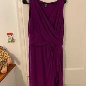 Chaps Purple Dress